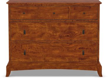 Mid-sized dresser featuring three spacious drawers and timeless styling