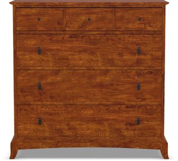 Tall chest of drawers with a mix of small and large storage compartments