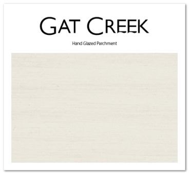 Hand-Glazed Parchment Finish Card