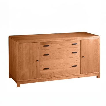 Real wood credenza