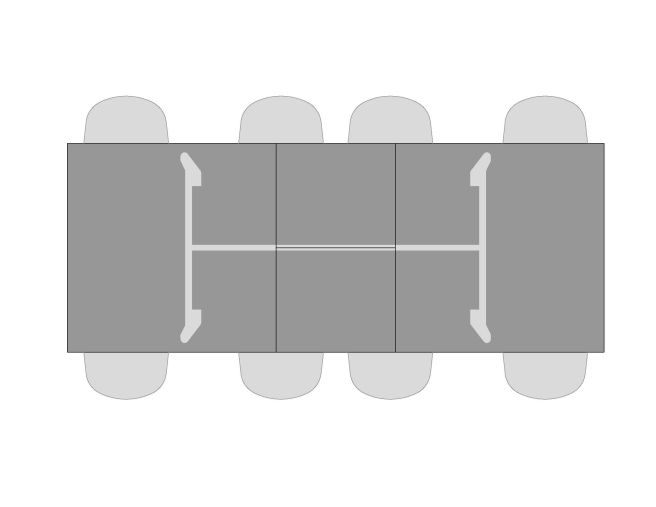 Visual of seating for Waldon Table