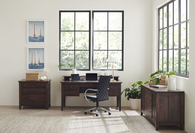 Solid Walnut Wood Atticus Desk