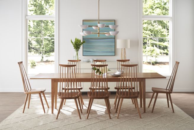 real wood dining room set