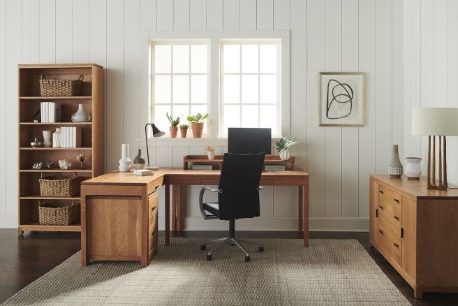 Real wood home office furniture