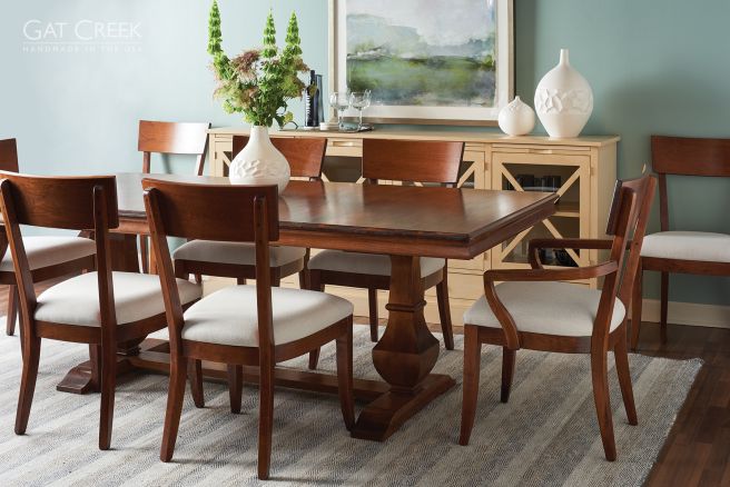 Handmade Appalachian hardwood dining set