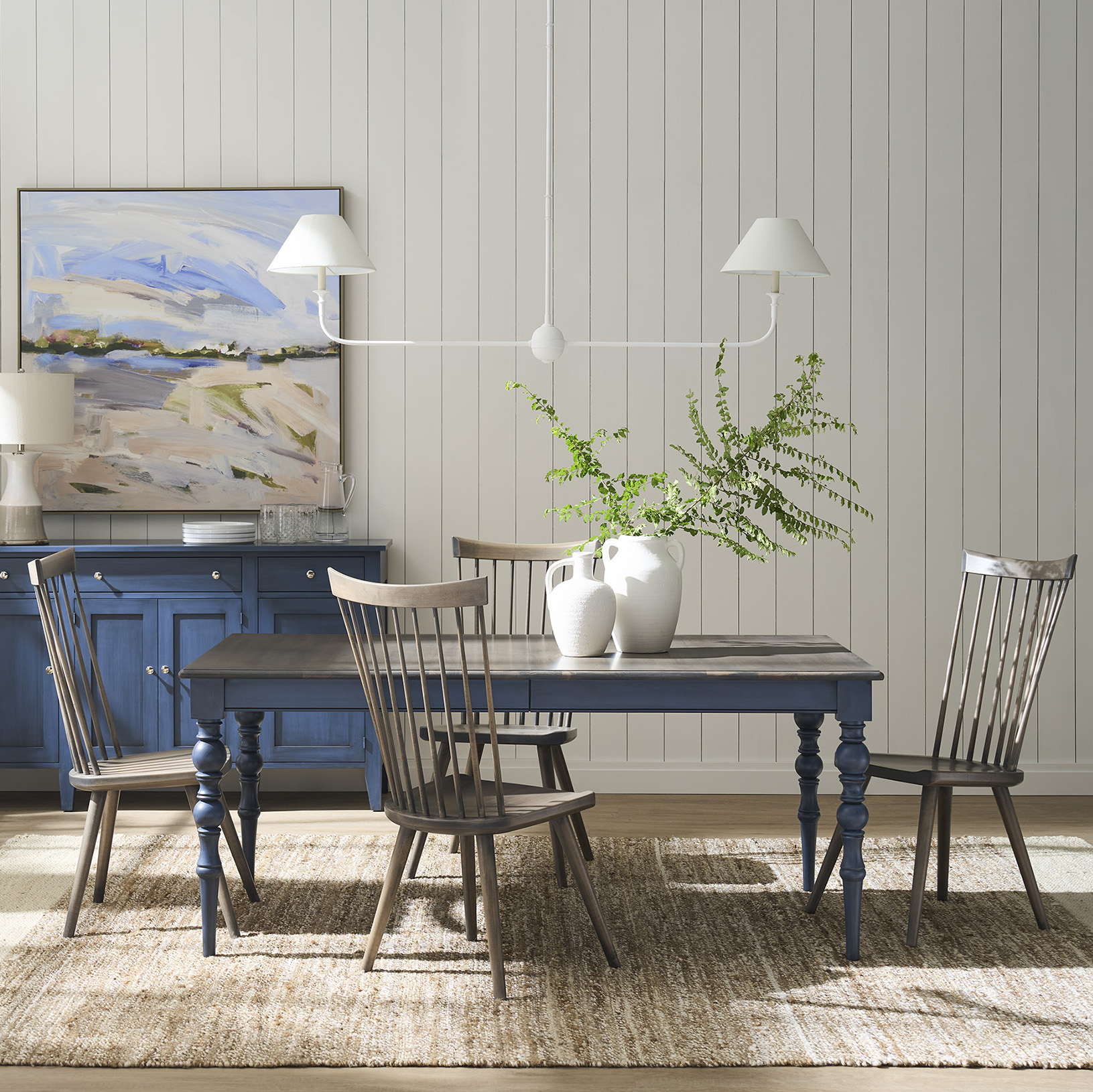 Photo of Gat Creek dining furniture from above